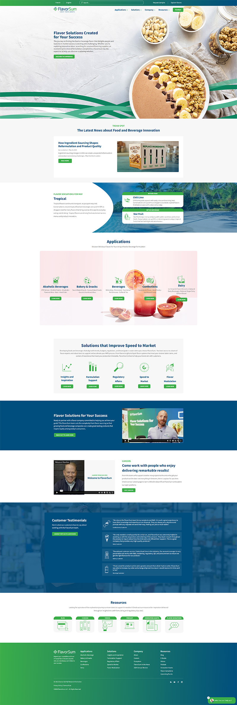 Shamus Design - FlavorSum - Homepage Full 2