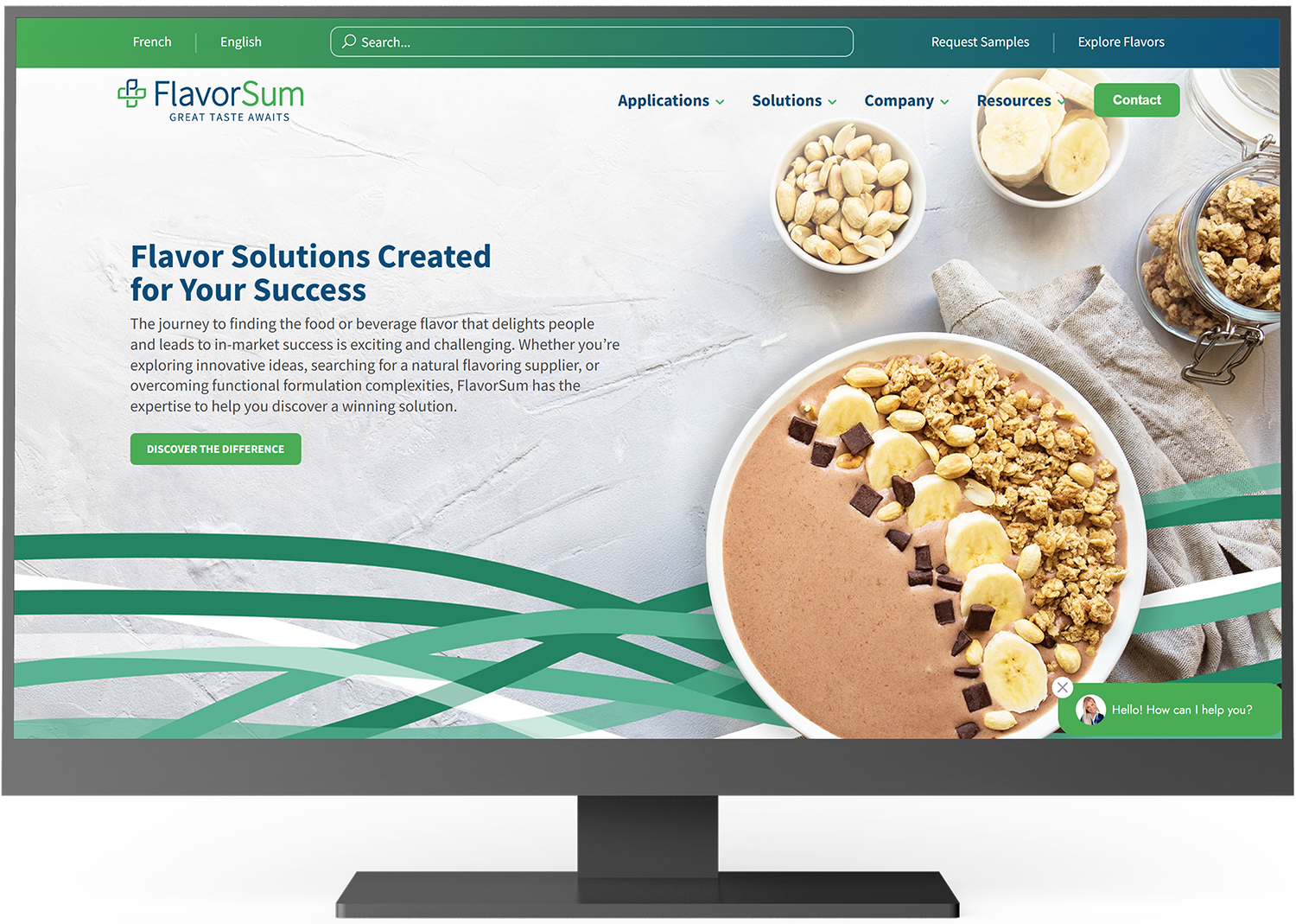 Shamus Design - FlavorSum - Homepage Mockup